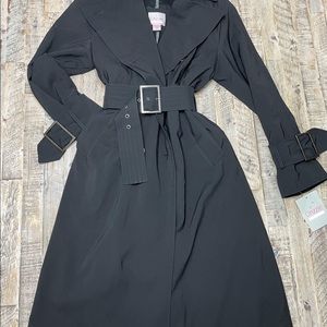 Onzie Black Trench Coat for Women